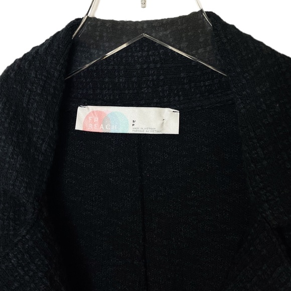 Free People Beach Textured Blazer Black - Picture 6 of 8